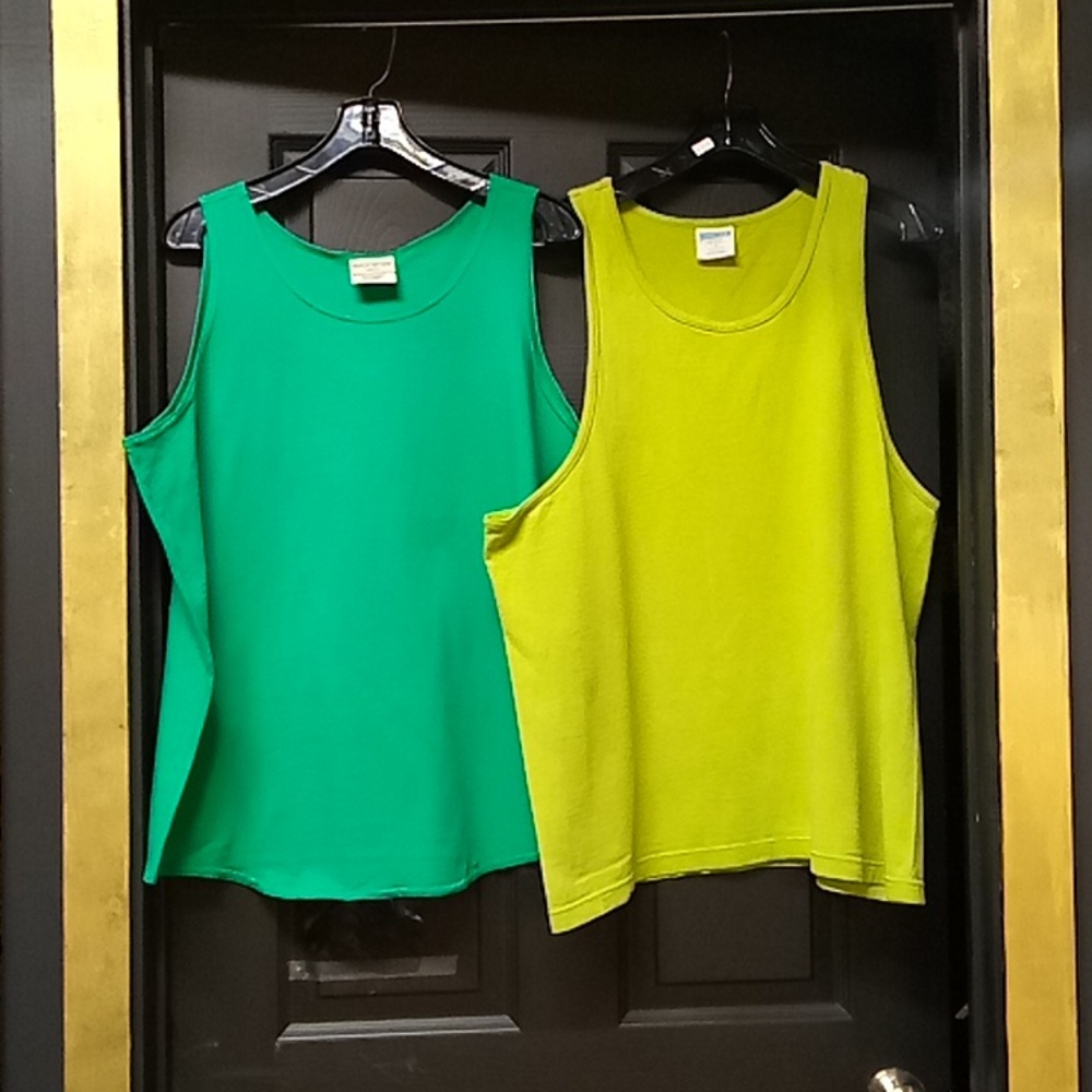 Two tank tops